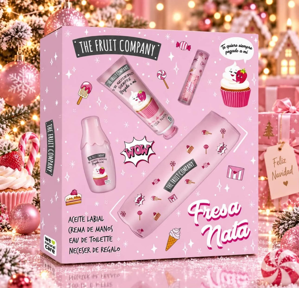 Coffret 4 Pièces Fraise Chantilly