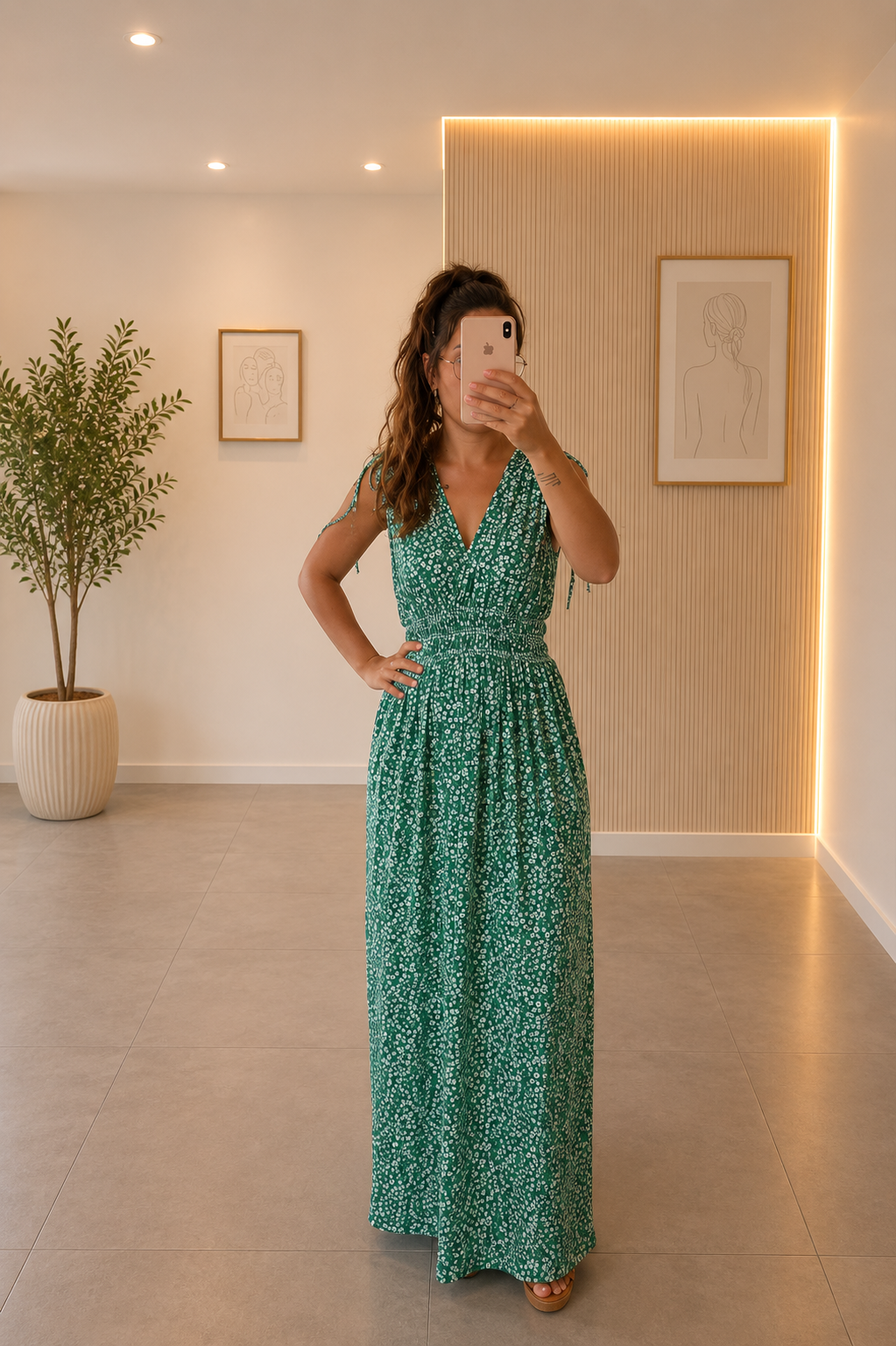 Robe MAGIQUE verte 💚