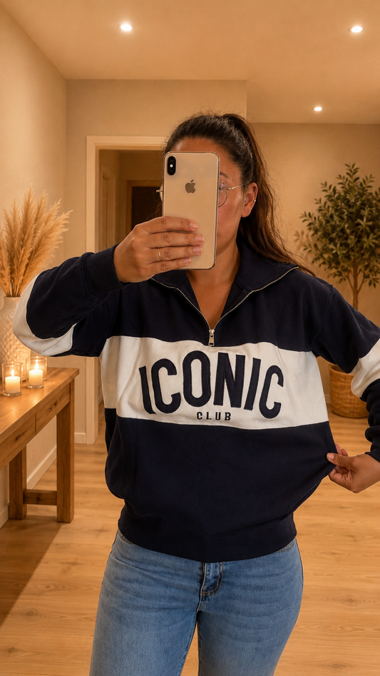 Pull ICONIC à col 💙