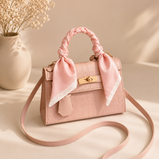 Sac à main rose