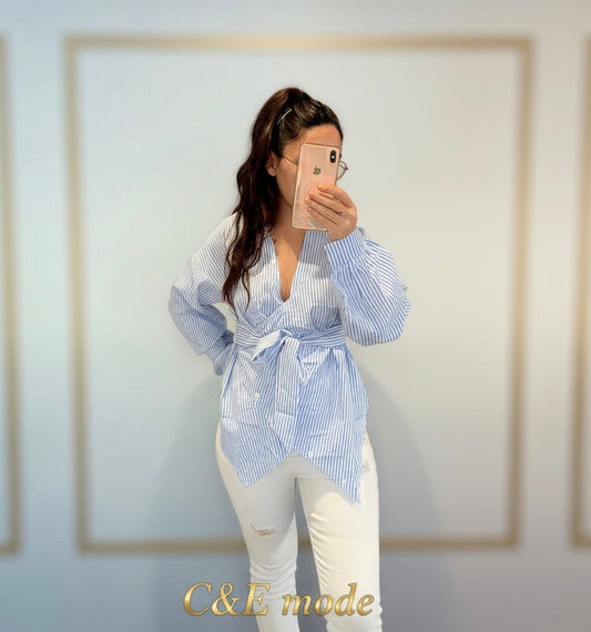Chemise avec ceinture
