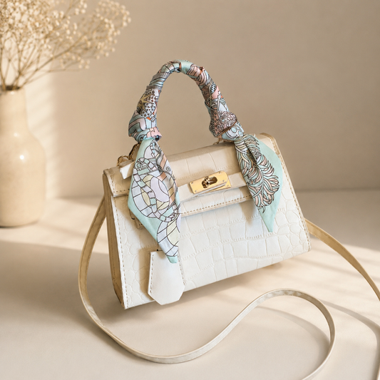 Sac à main blanc