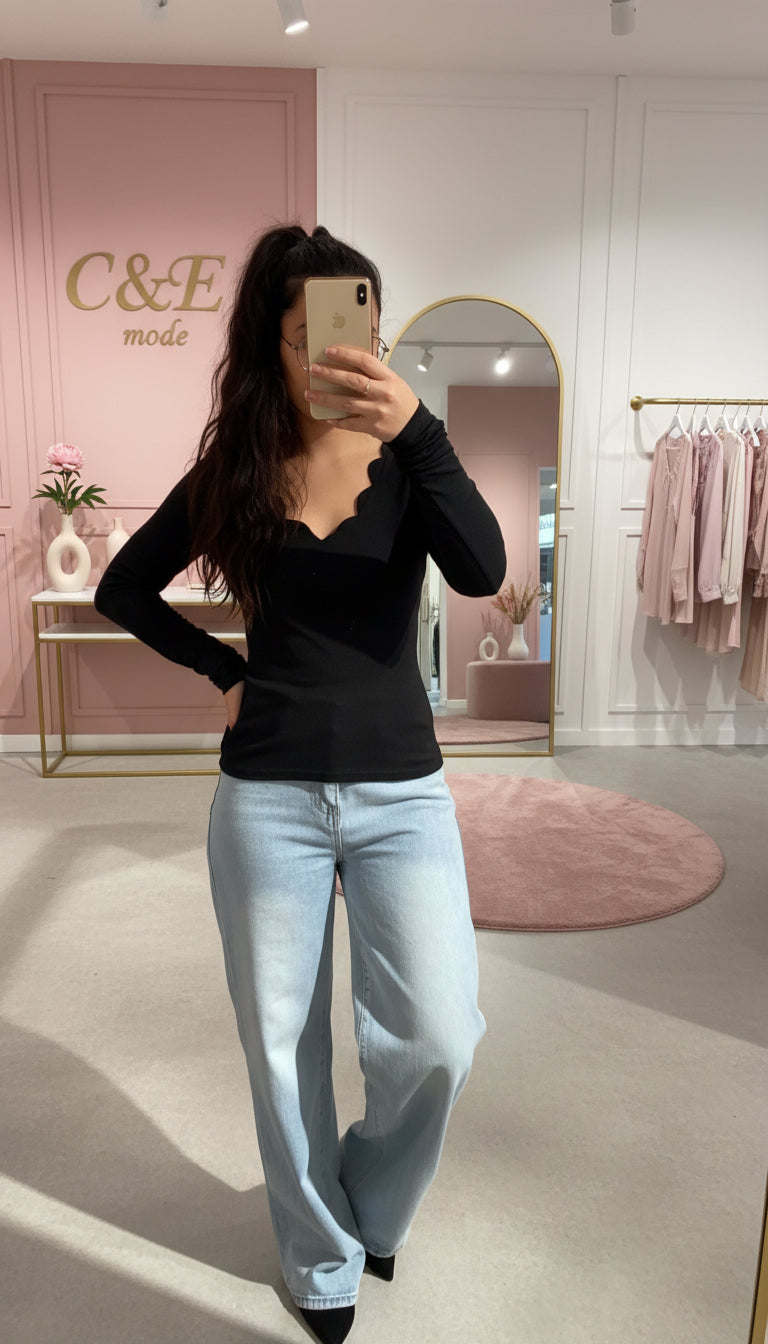 Jeans oversize se porte large