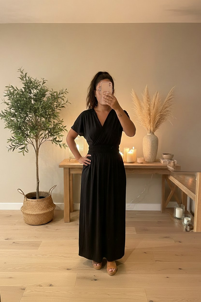 Robe magique uni noir