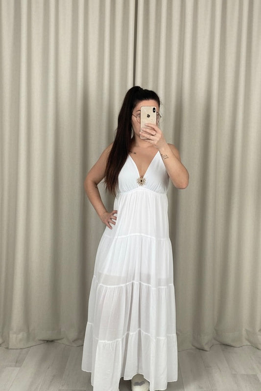 Robe Longue soleil blanche