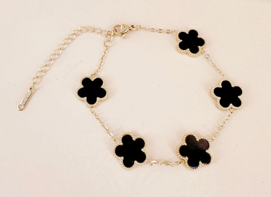 Bracelet trèfle noir ♣️