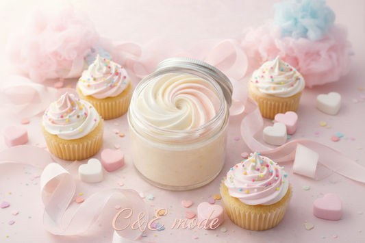 Beurre corporel chantilly cupcake