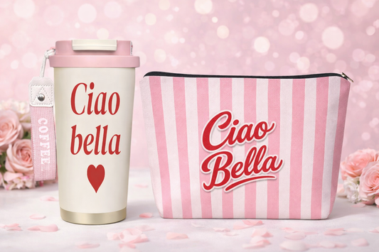 Gobelet café isotherme & Trousse cosmétique