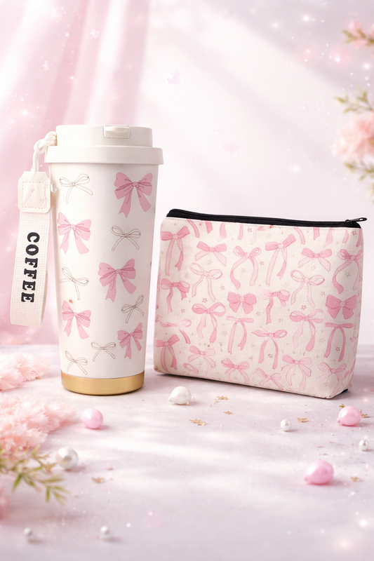 Gobelet café isotherme & Trousse cosmétique