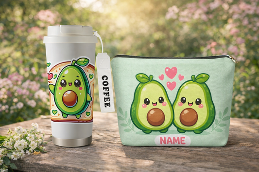 Gobelet café isotherme & Trousse cosmétique