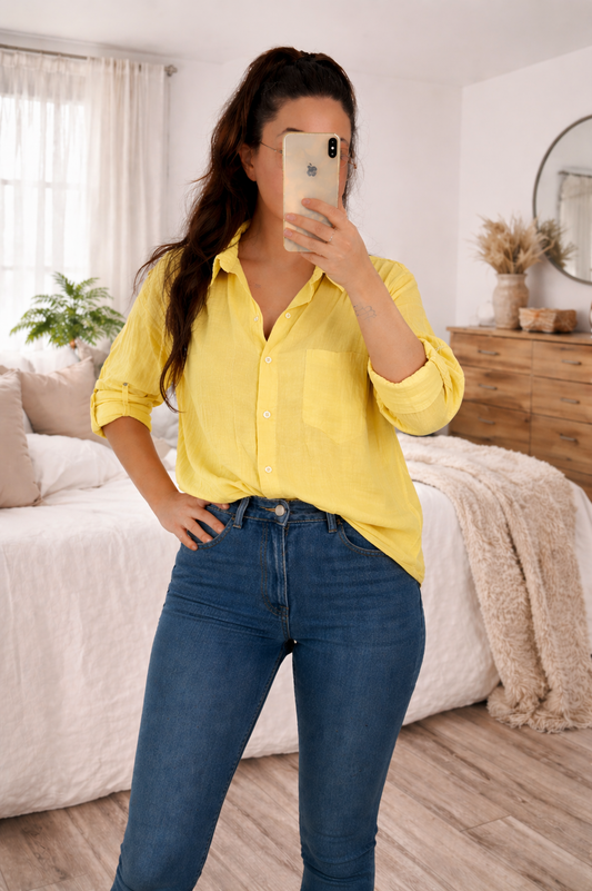 Chemise gaze de coton 💛