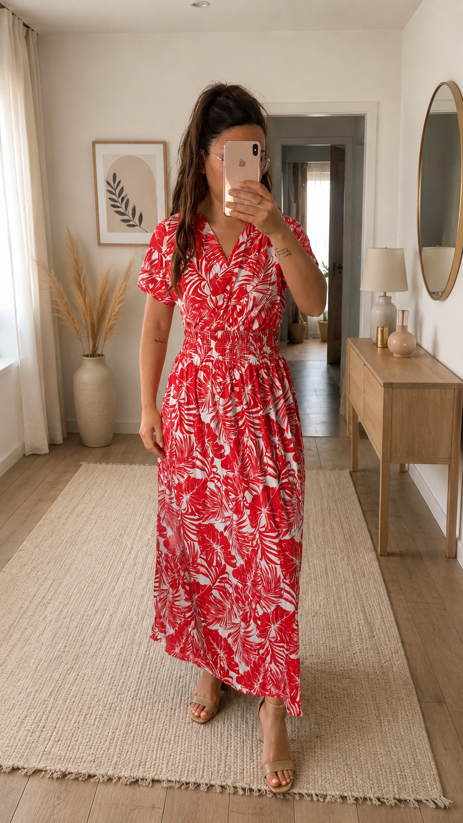 Robe longue MAGIQUE rouge ❤️