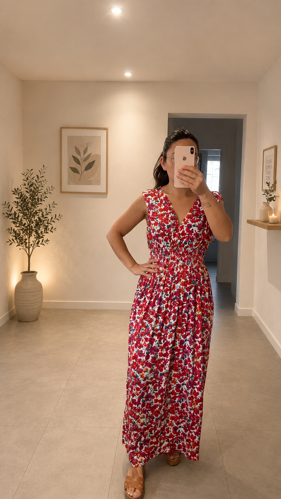 Robe longue MAGIQUE fleurs