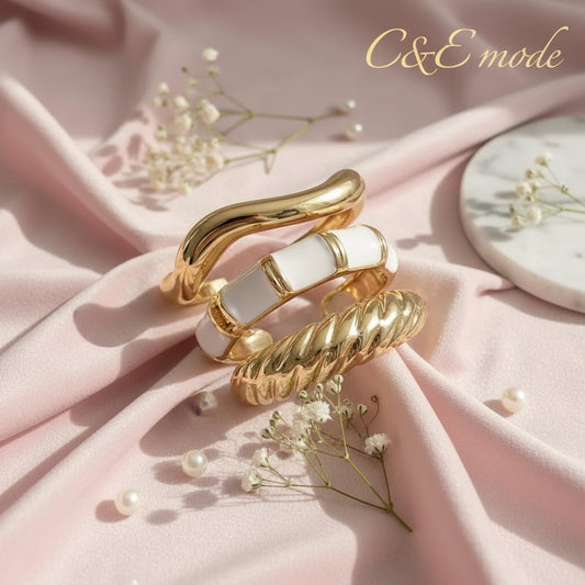 Set de 3 bracelets femme, Style Vintage