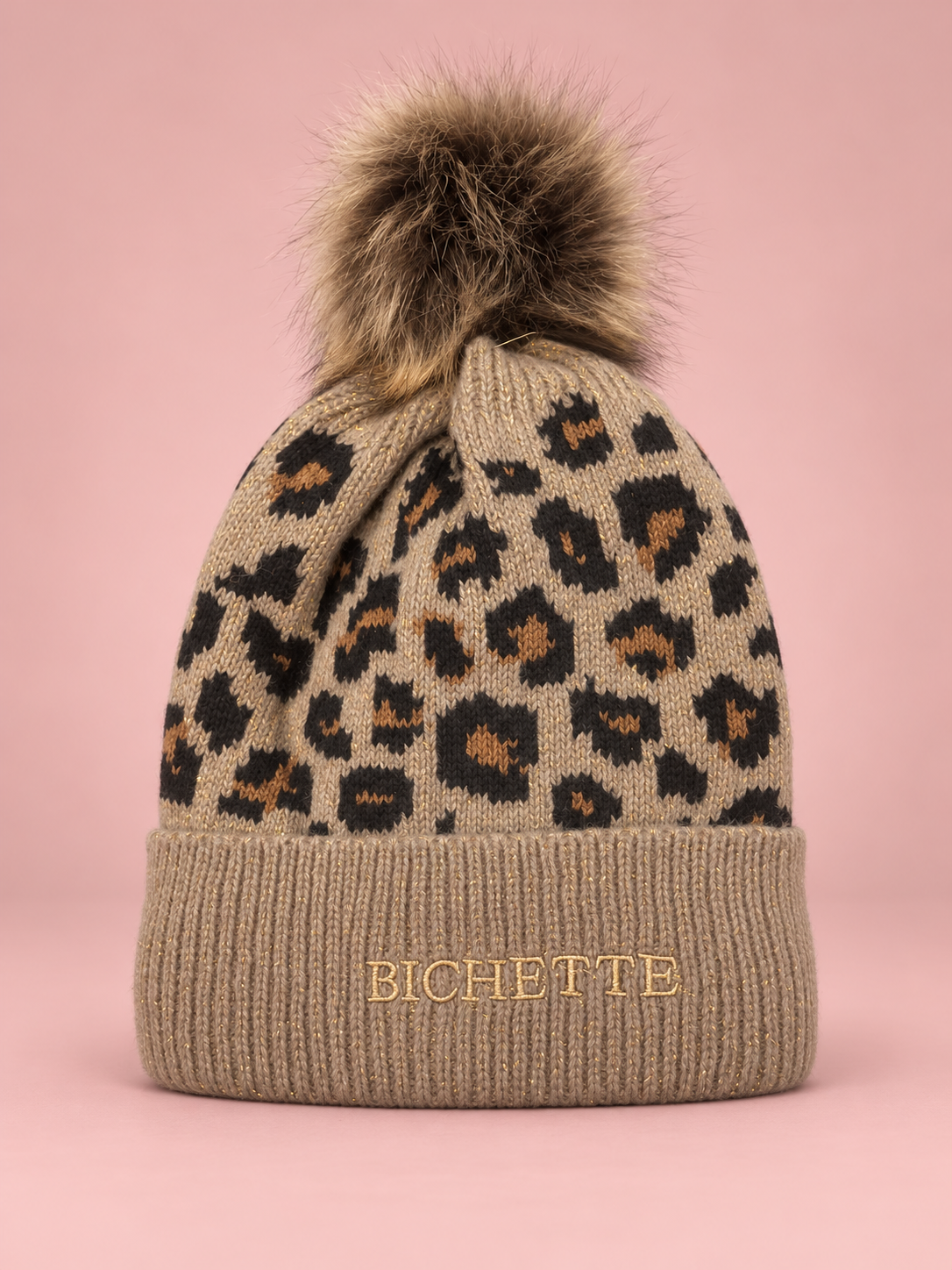 Bonnet léopard marron (Bichette)